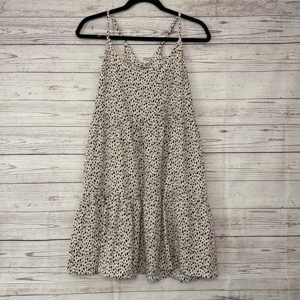 Wishlist Strappy Cheetah Print‎ Dress with Pockets S/M